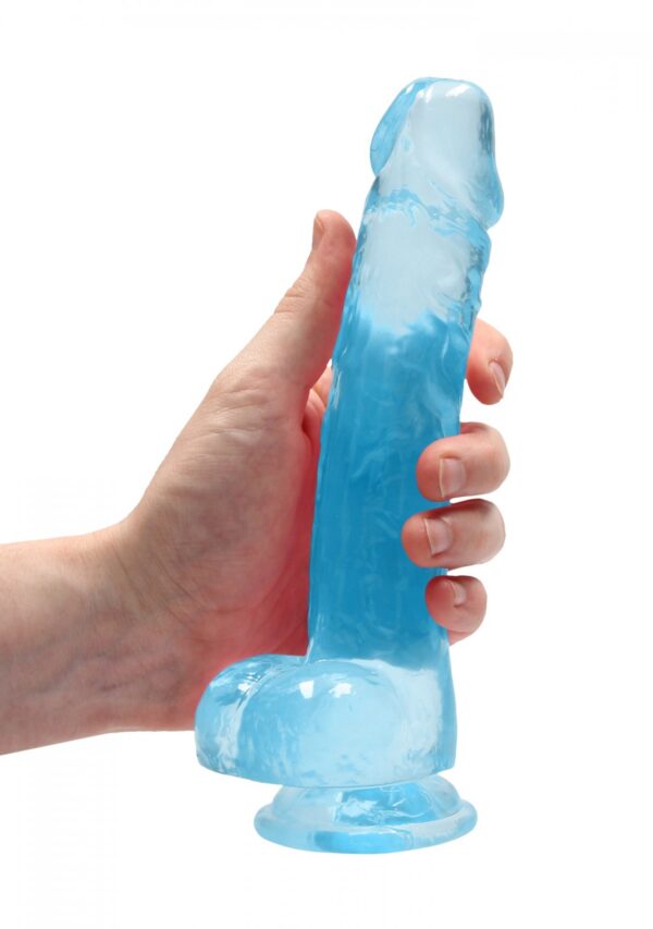 Realistic Dildo with Balls   8/ 21 cm - obrazek 4