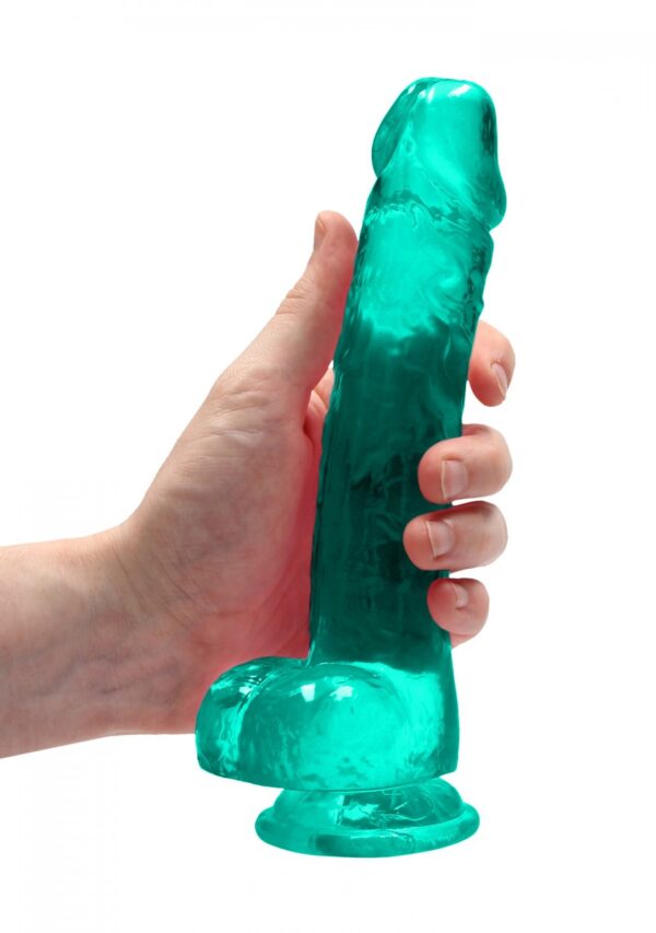 Realistic Dildo with Balls   8/ 21 cm - obrazek 4