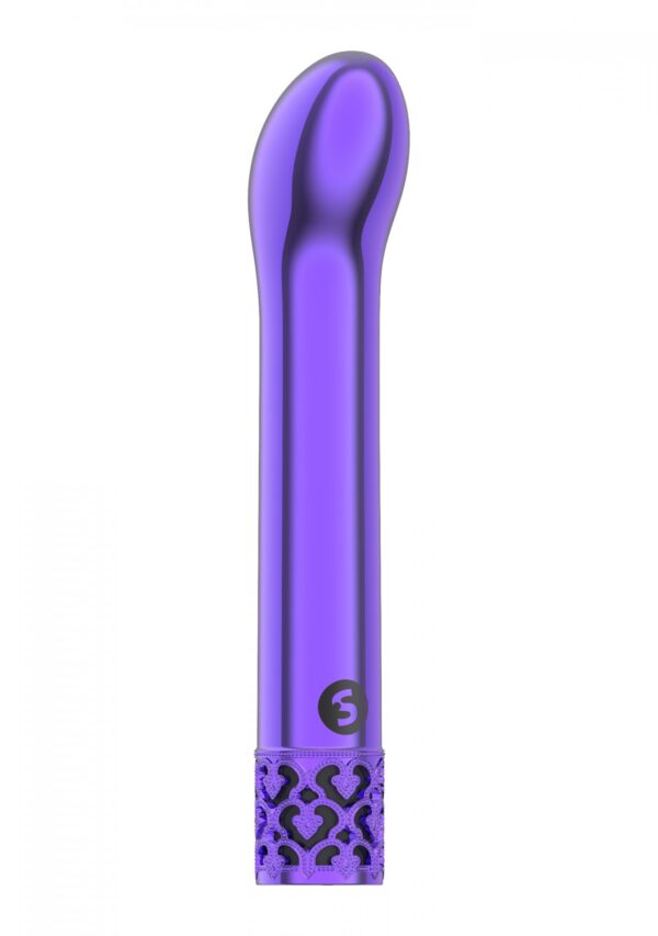 Jewel   Rechargeable ABS Bullet   Purple - obrazek 4