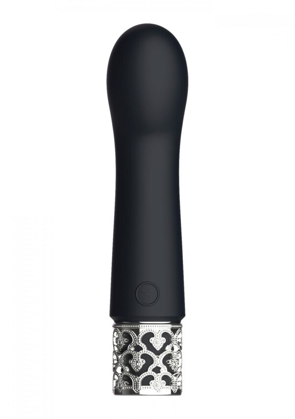 Bijou   Rechargeable Silicone Bullet   Black - obrazek 4