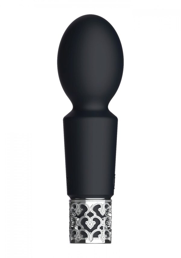 Brilliant   Rechargeable Silicone Bullet   Black - obrazek 4