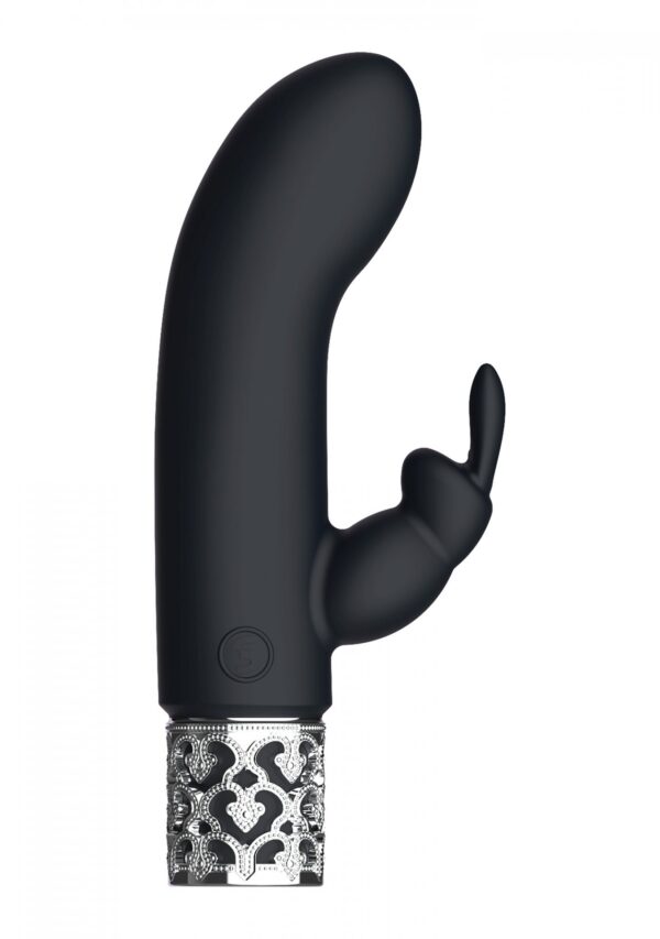 Dazzling   Rechargeable Silicone Bullet   Black - obrazek 4
