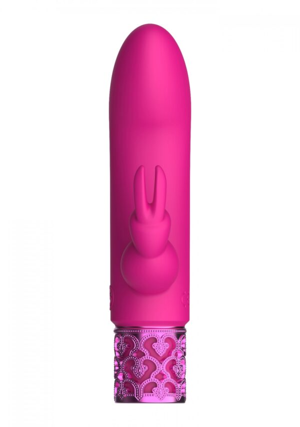Dazzling   Rechargeable Silicone Bullet   Pink - obrazek 4