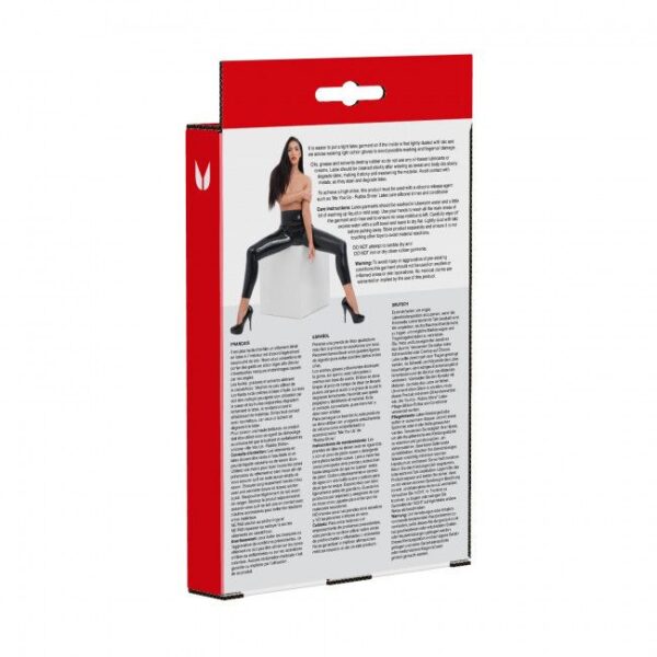 Me You Us Latex Leggings Large - obrazek 4