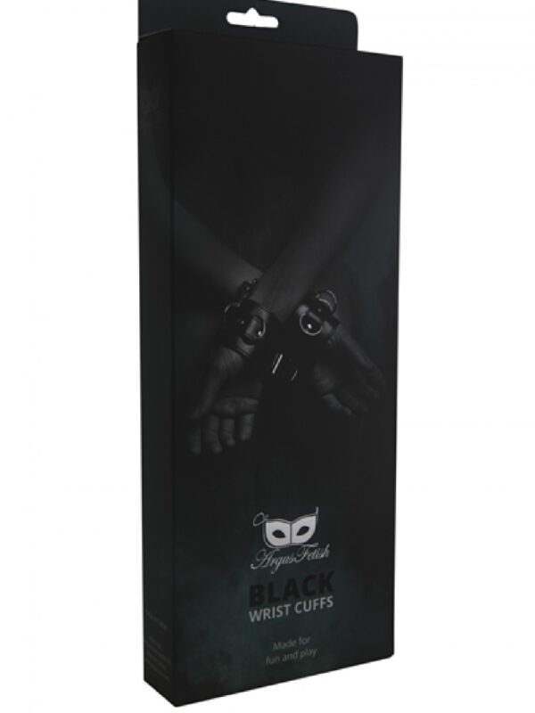 Black Wrist Cuffs - obrazek 4