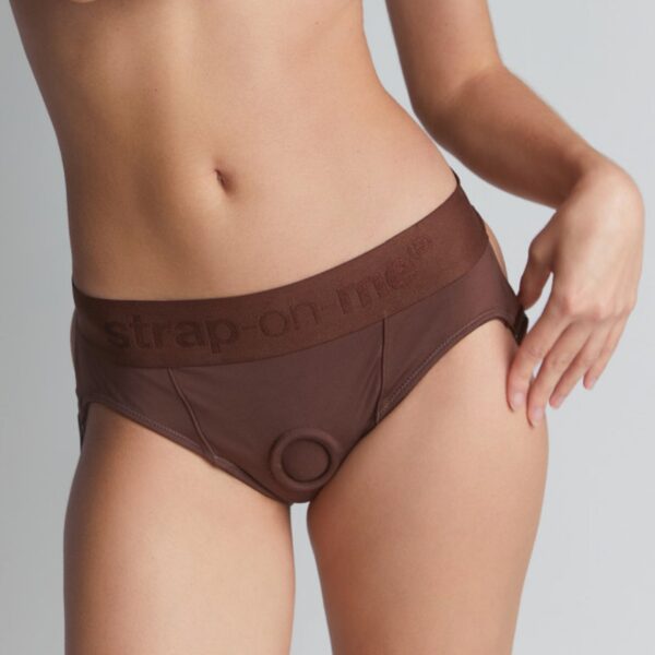 HARNESS LINGERIE HEROINE   S   CHOCOLATE - obrazek 4