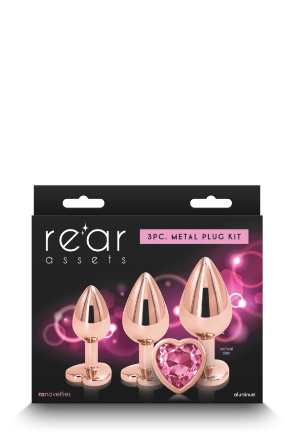 REAR ASSETS TRAINER KIT ROSE GOLD PINK HEART - obrazek 4