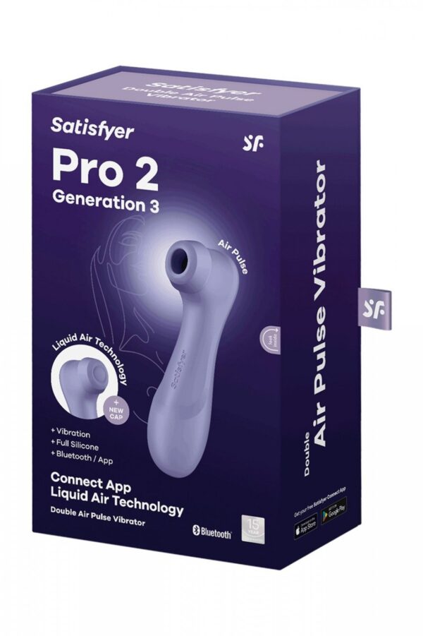 Pro 2 Generation 3with Liquid Air Technology, Vibration and Bluetooth/App lilac - obrazek 4