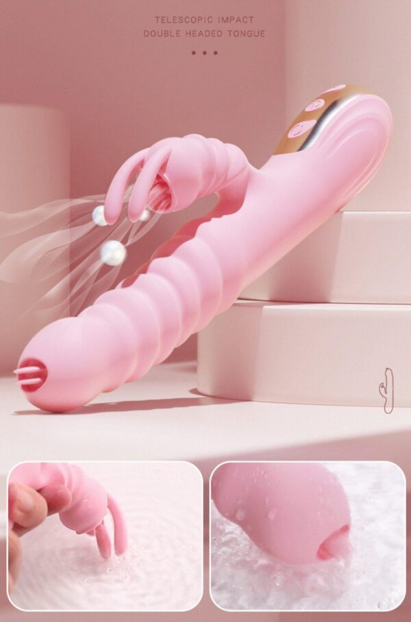 Wibrator Hannah USB  Pink - obrazek 4