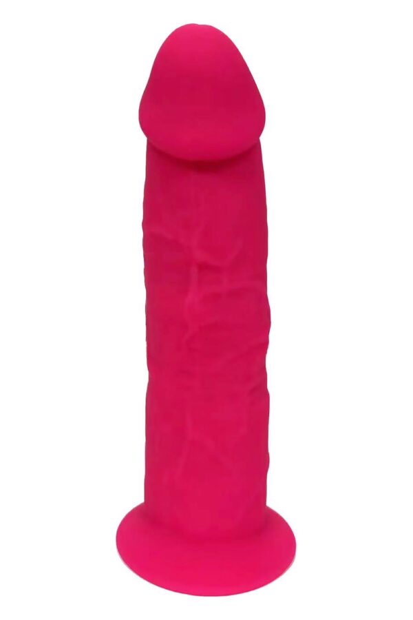 REAL LOVE DILDO 7.5INCH FUCHSIA - obrazek 4