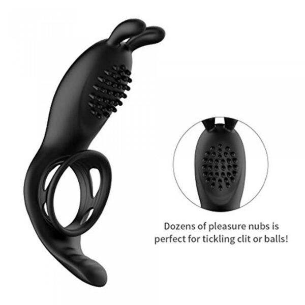 RabbitVibration Cock Ring with remote - obrazek 4