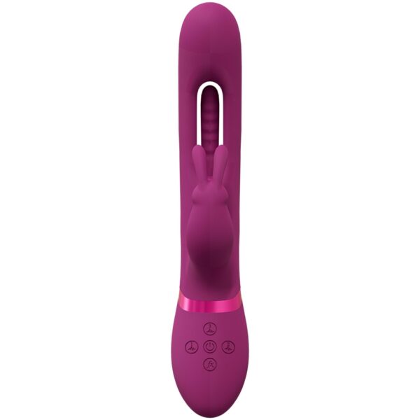 Mika   Triple Rabbit with G Spot Flapping   Pink - obrazek 4