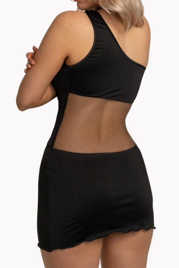 KAREN DRESS BLACK XS - obrazek 4