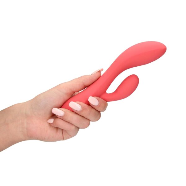Smooth Ultra Soft Silicone Rabbit Vibrator   Astro Dust - obrazek 4