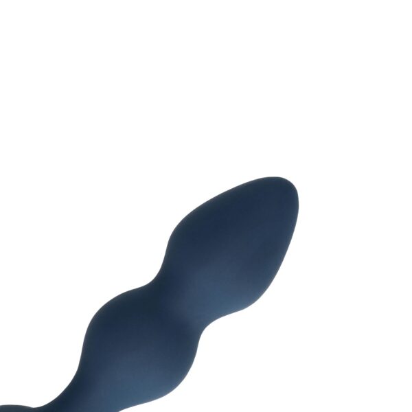 Teardrop Shaped Anal Plug   Small   Baltic Blue - obrazek 4