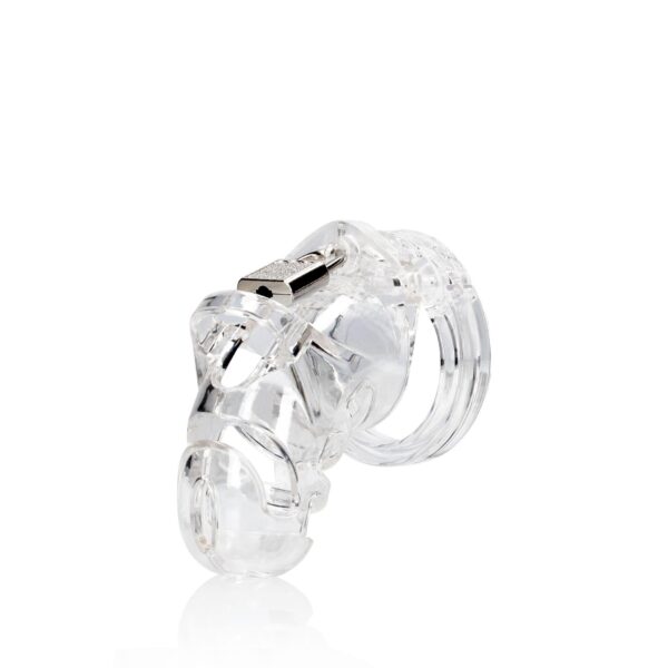Model 25   Chastity Cage   3.5 / 9 cm   Transparent - obrazek 4