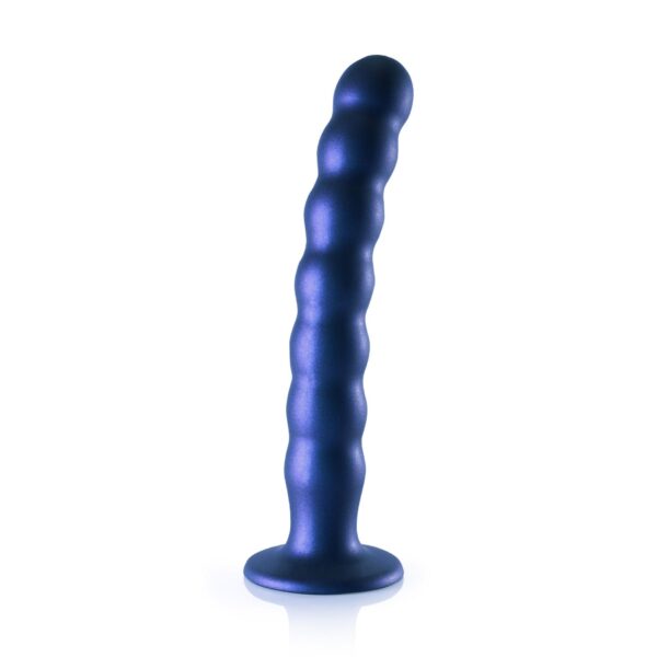 Beaded Silicone G Spot Dildo   8 / 20,5 cm - obrazek 4