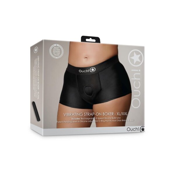 Vibrating Strap on Boxer   XL/XXL - obrazek 4
