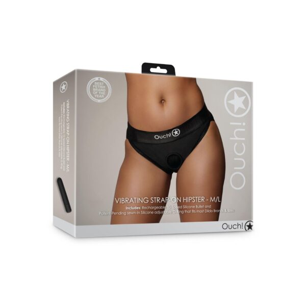 Vibrating Strap on Hipster   M/L - obrazek 4