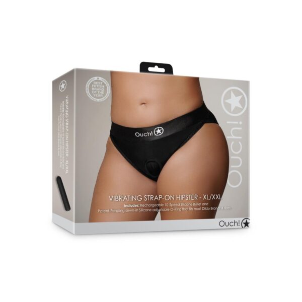 Vibrating Strap on Hipster   XL/XXL - obrazek 4