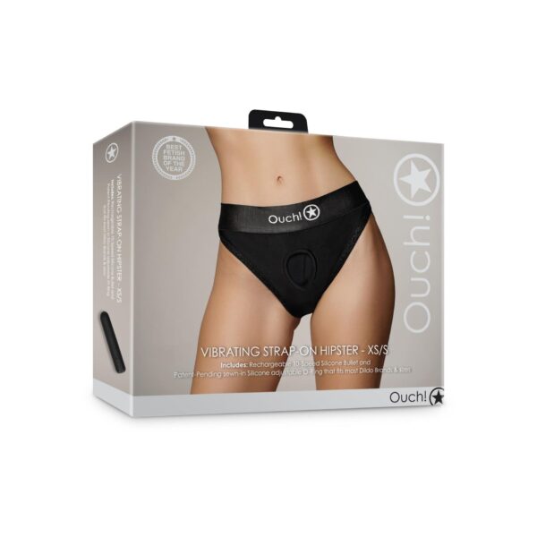 Vibrating Strap on Hipster   XS/S - obrazek 4