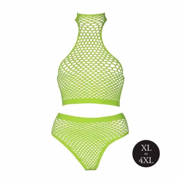 Turtle Neck and High Waist Slip  XL/XXXXL - obrazek 4