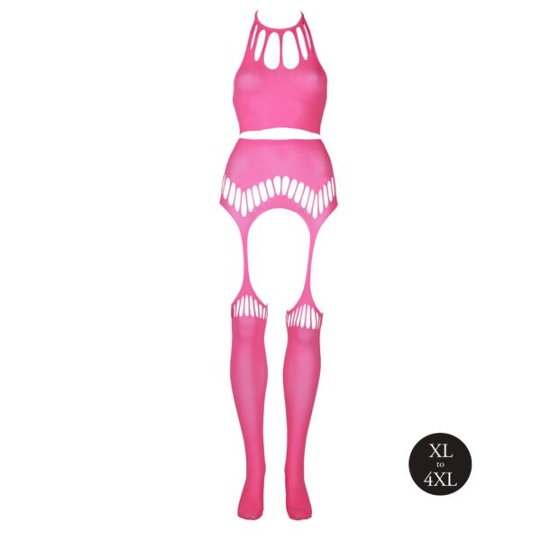Two Piece with Crop Top and Stockings  XL/XXXXL - obrazek 4