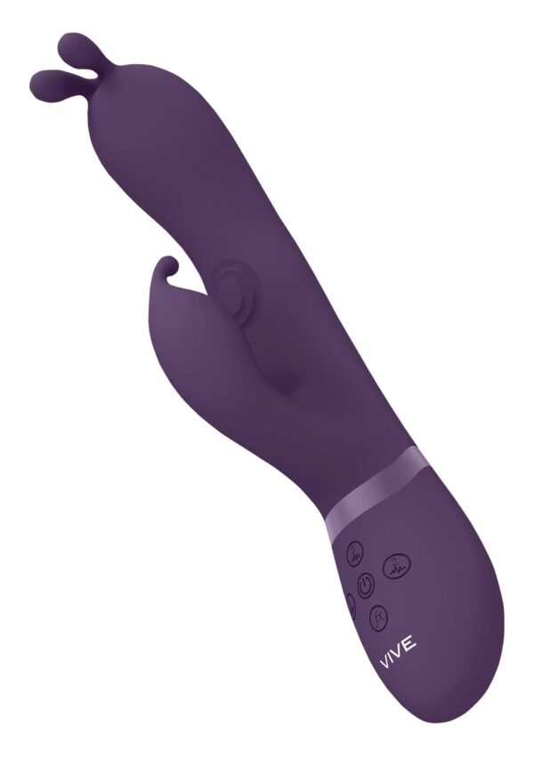 Gada   Vibrating Bunny Ear G Spot Rabbit with Pulse Wave Shaft - obrazek 4