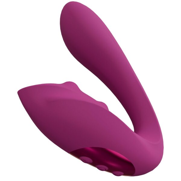 VIVE   Yuki   Rechargeable Dual Motor   G Spot Vibrator with Massaging Beads   Pink - obrazek 4