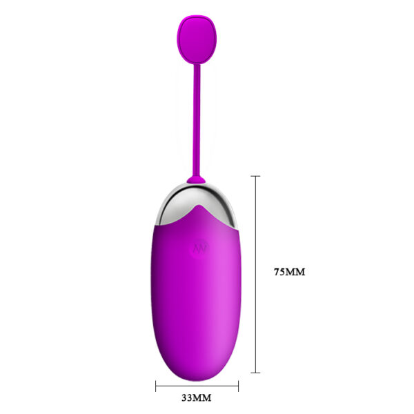 PRETTY LOVE   ABNER EGG 12 function vibrations USB, APP - obrazek 4