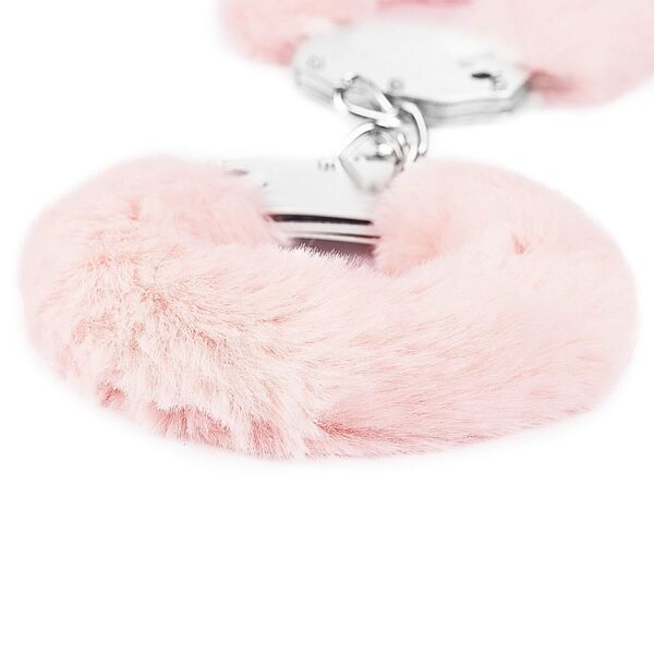Fetish Pleasure Fluffy Handcuffs Pink - obrazek 4