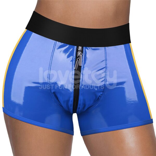 Chic Strap On shorts (36   39 inch waist) Blue - obrazek 4