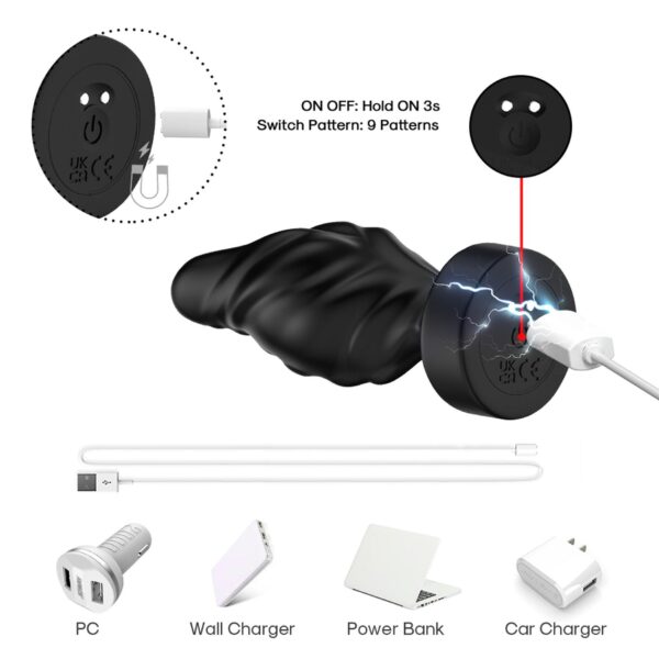 Limonster black, 9 vibration functions - obrazek 4