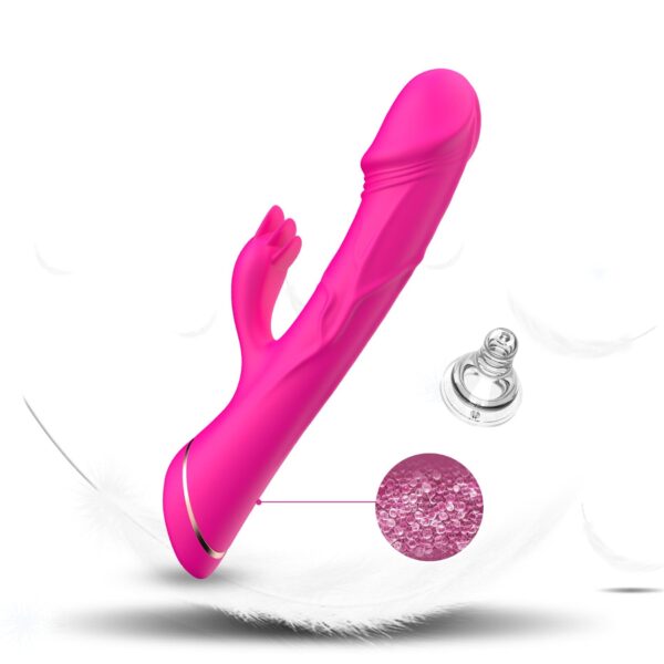 Rubberco Rose Red, 2* 9 vibration functions - obrazek 4