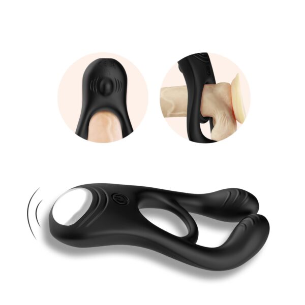 Veyron with remote Black, 9 vibration functions - obrazek 4