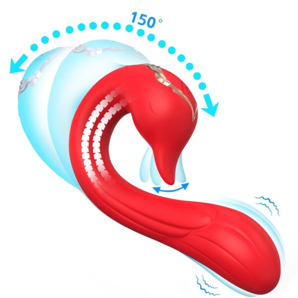 Swan Red, 9 vibration functions - obrazek 4