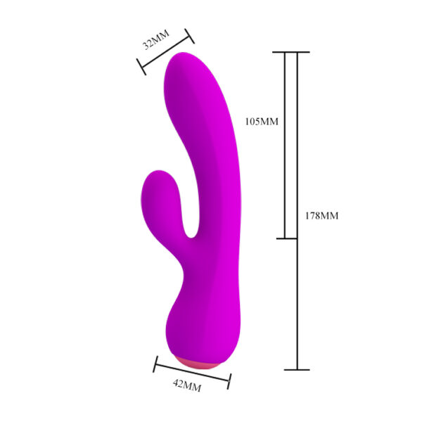 PRETTY LOVE   ZACHARY 12 function vibrations - obrazek 4