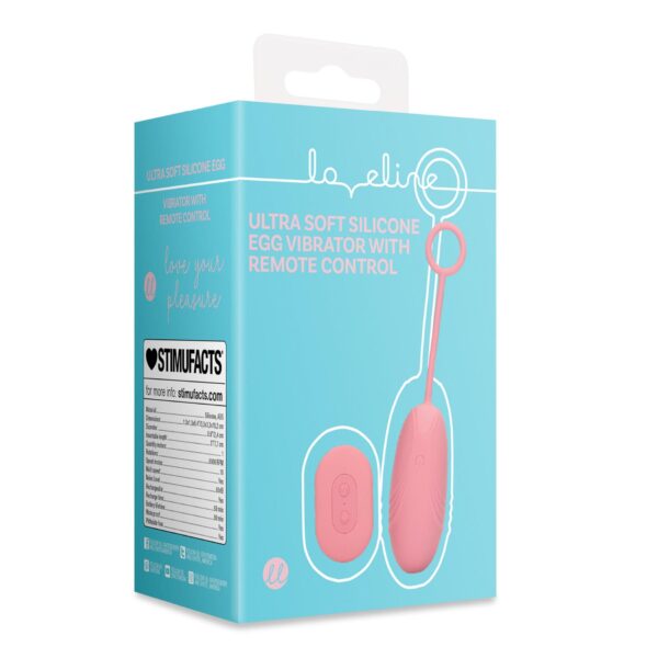 Ultra Soft Silicone Egg Vibrator with Remote Control - obrazek 4