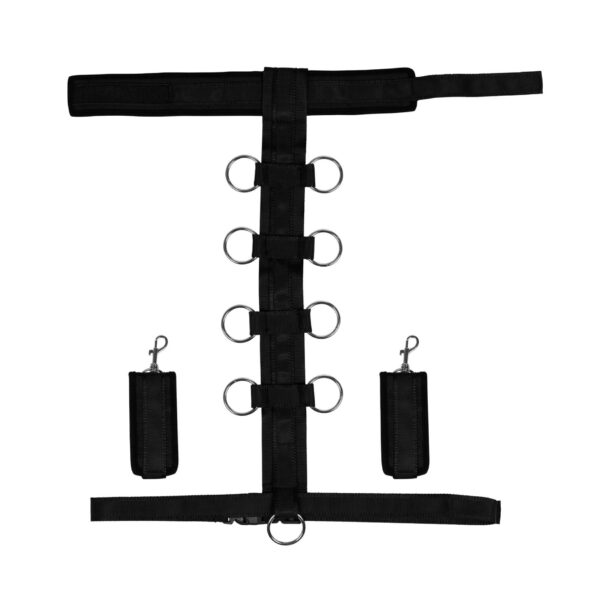 Restraint Harness with Collar and Hand Cuffs - obrazek 4