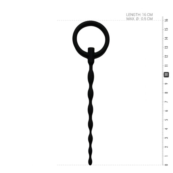 Silicone Penis Plug With Pull Ring - obrazek 4