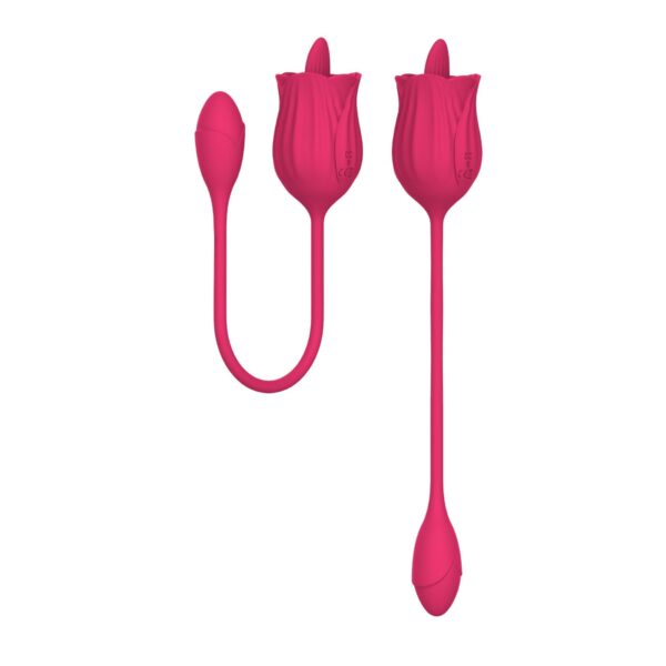 Stymulator   Licking massager with vibrating Egg USB 10 Functions - obrazek 4