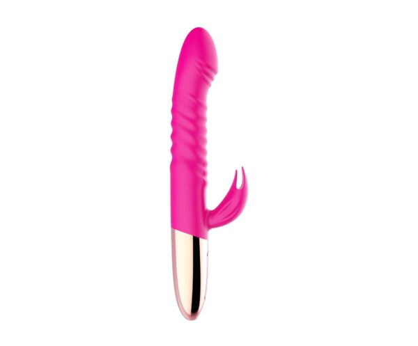 Wibrator   Rechargeable Thrusting Vibrator USB 10 Functions   Heating - obrazek 4