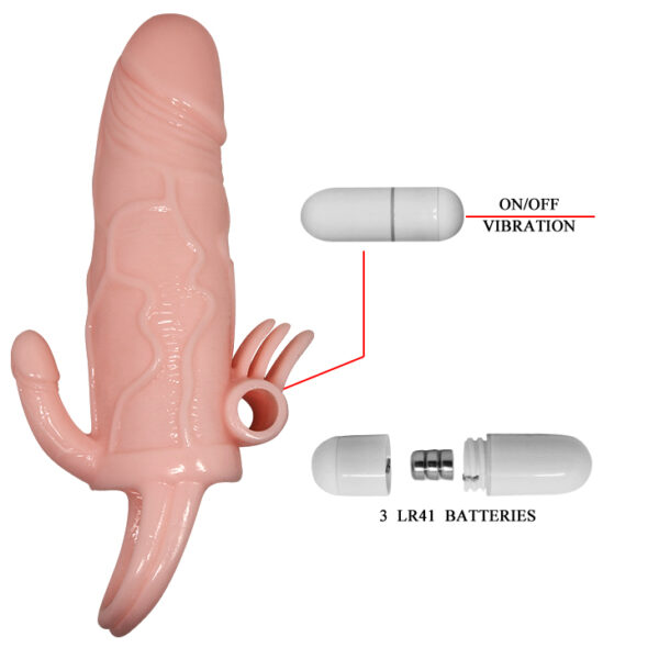 BAILE   BRAVE MAN SKIN 6,69 MULTI SPEED vibration - obrazek 4