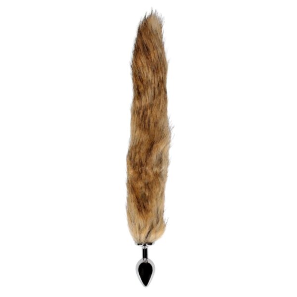 Fox Tail with Metal Butt Plug - obrazek 4