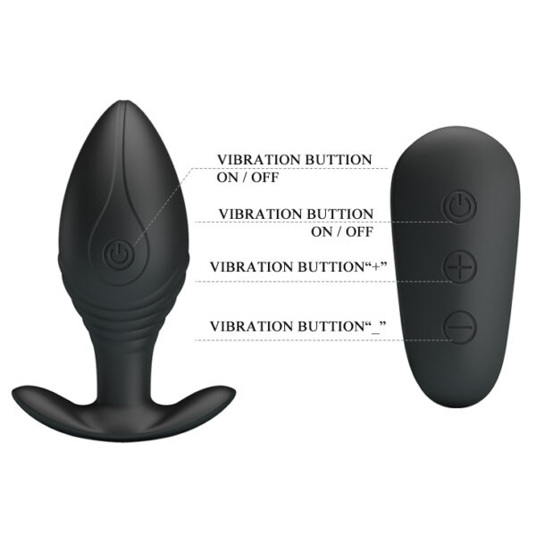 PRETTY LOVE   REGINA Remote Anal Plug - obrazek 4