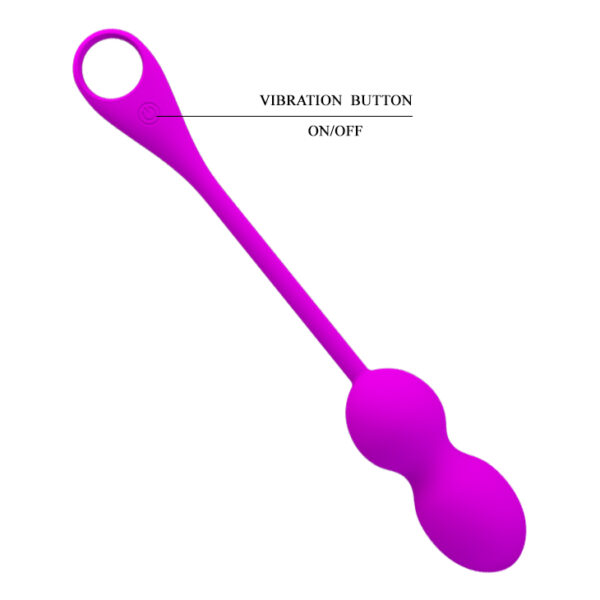 PRETTY LOVE   ELVIRA Purple  Kegel balls - obrazek 4