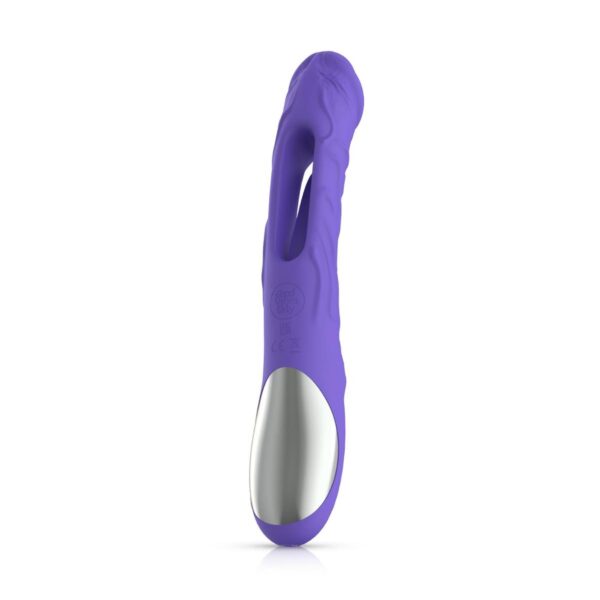 Good Vibes Only   Flax Vibrating Dildo with G Spot Stimulator - obrazek 4