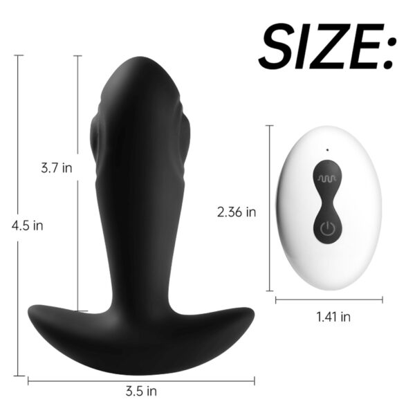 Dual tapping anal plug - obrazek 4