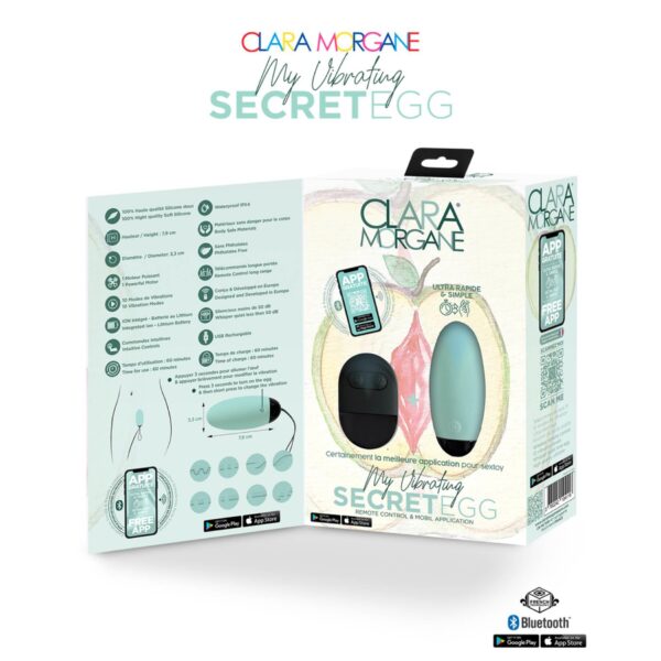 My Vibrating Secret EGG Turquoise   App controlled - obrazek 4