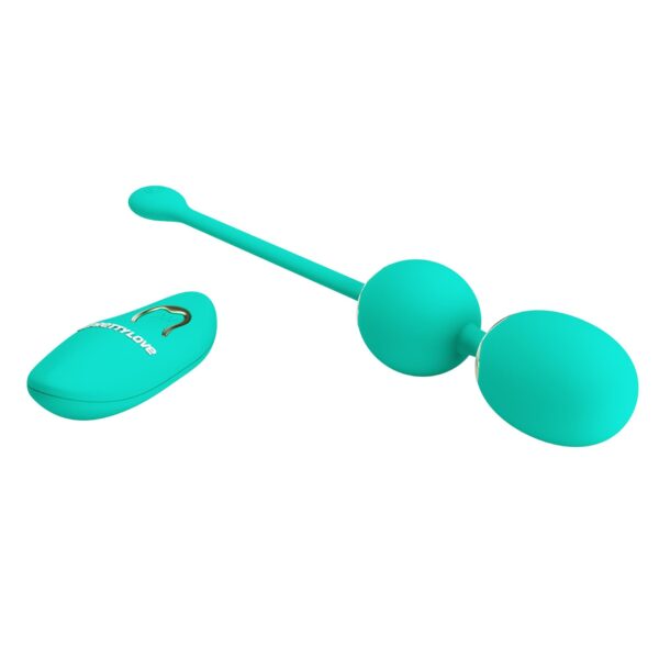 PRETTY LOVE   LECHIES  Dream chaser 5, Green, Wireless remote control 12 vibration functions Memory function - obrazek 4